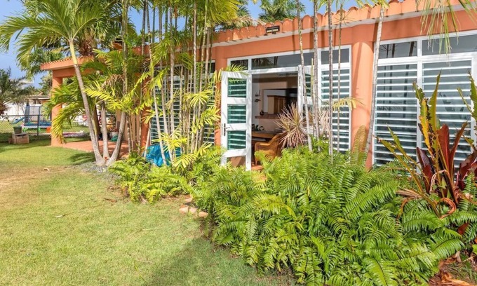 Maleza Baja Villa | Casa Rústica | Beautiful rustic tropical villa in Aguadilla. Immense backyard wi
