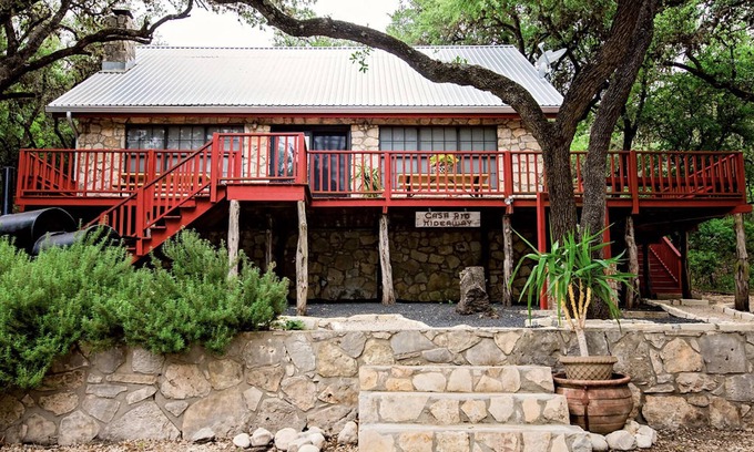 Concan House | Casa Rio Hideaway @ Casa Rio Rentals- Pet Friendly with River access