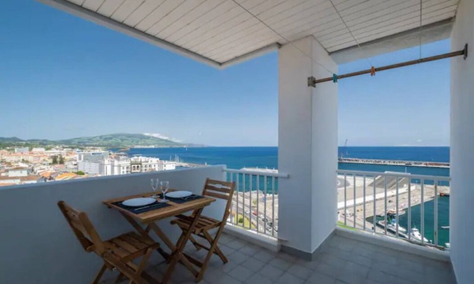 Ponta Delgada Condo | Casa Soleil In the Best location on the Island | Stunning Ocean and City Views!
