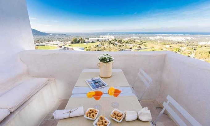 Ostuni Historic Centre House | Casa Zio Piero. Quiet location - Near parking - Sea view terrace - What a view!