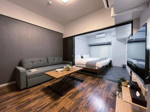 Hiroshima City Centre Apartment | Casaen - Cozy 1BR near Hondori Shopping Arcade, Room wifi