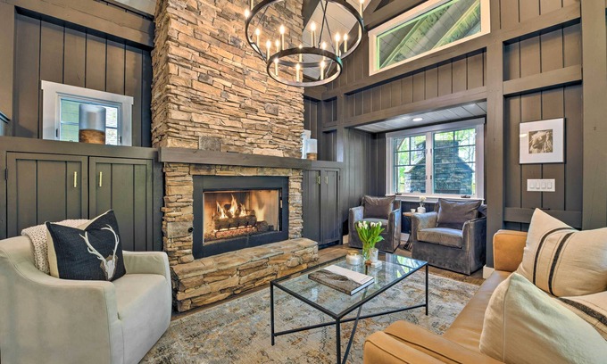 Cashiers House | Cashiers Getaway w/Decks & Golf Course Views
