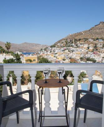Leros Apartment | Castle Balcony Apartment