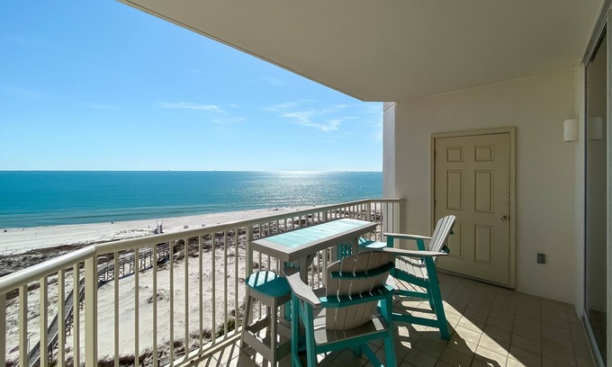Fort Morgan Condo | Catalina 902-Updated Beachfront Condo with Amazing Views-Full Service Resort