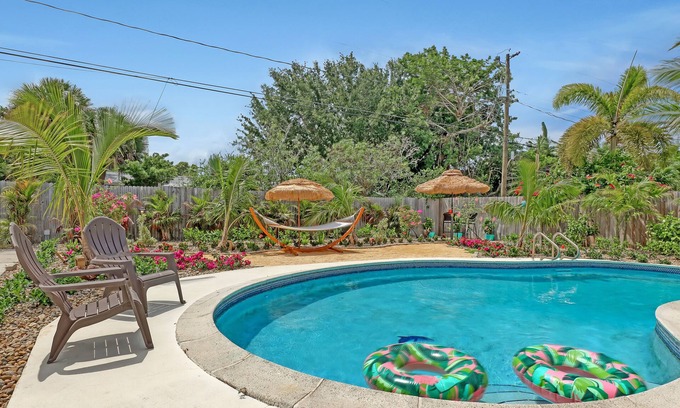 Indian Harbour Beach House | Catalina Hideaway - Heated Pool - Game Room