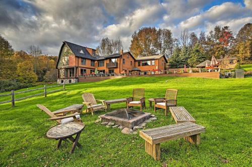 Arkville House | Catskill Ski Mountain Retreat with Private Pool