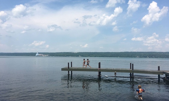 Trumansburg House | Cayuga Lake waterfront property sleeps 85+ on 4 acres!