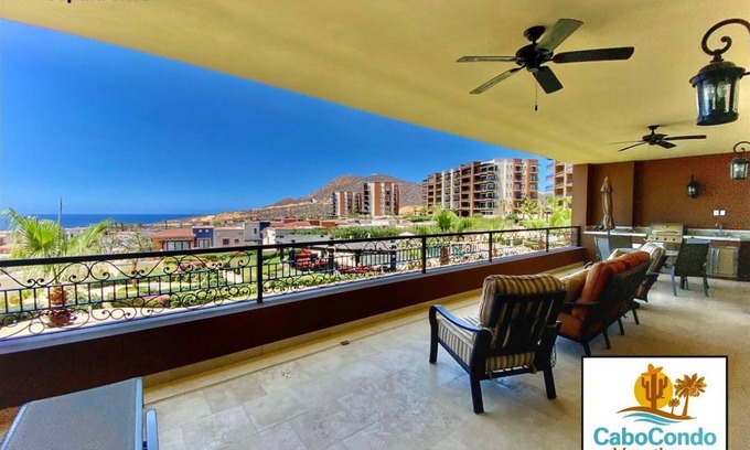 Los Cabos Condo | CCV Quivira-Luxury 3BR, Sleeps 8, Huge Private Terrace, OceanView, 7Resorts,Golf