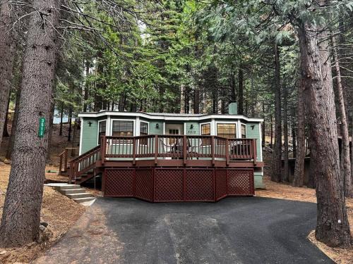 Dorrington House | Cedar Oasis - Pet Friendly Cabin w Fireplace, Games and Wifi - 5 min to Big Trees