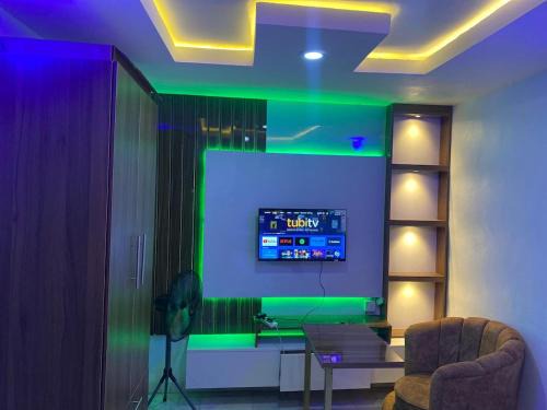 Abeokuta Apartment | Cee&Tee ABEOKUTA 2BR-247Electricity - Solar Inverter AC in bedrooms
