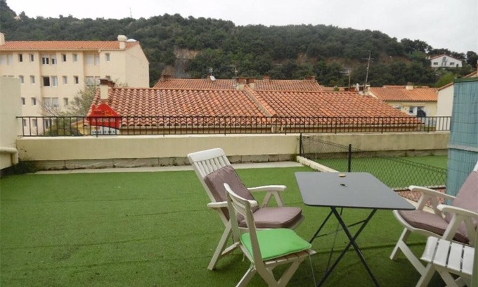 Amelie-les-Bains-Palalda Apartment | Central Studio for 2 with Terrace, Close to Thermal Baths, Pet-Friendly