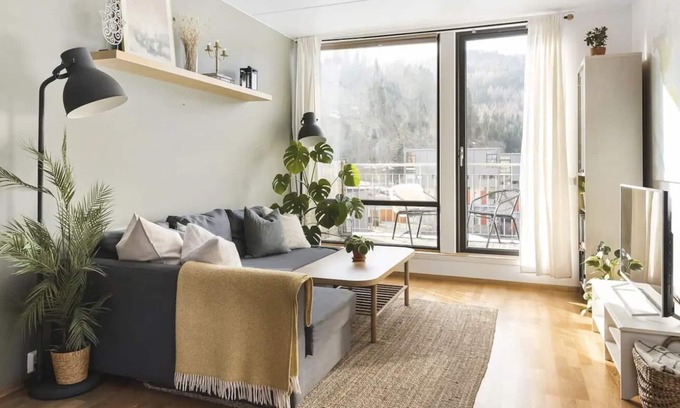 Trondheim Condo | Central and Cosy 53 sqm Apartment at Ilsvika