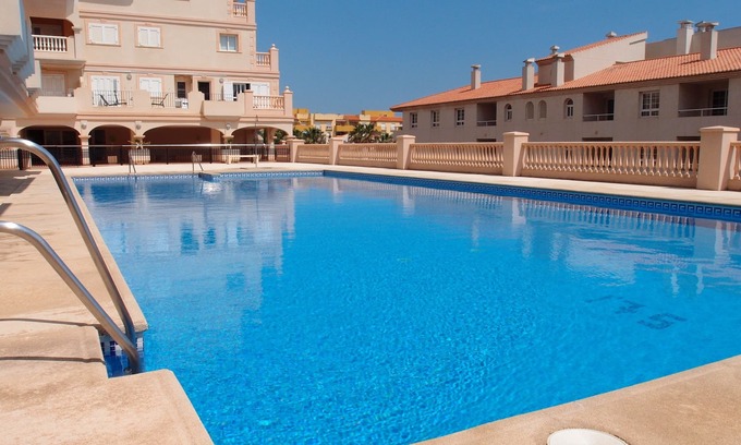 Almerimar Apartment | Central Apartment. Fantastic views of golf course/mountains. FREE Parking/WiFi