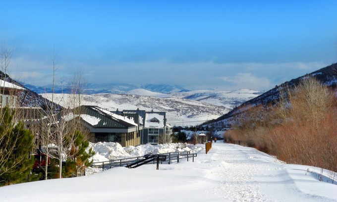 North Park City Condo | Central condo with fireplace & parking - walk to Park City lifts & Main Street