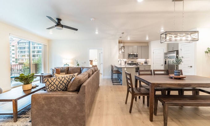 Lakeside Village Condo | Centrally Located Condo in Keystone w/Mountain Views & Private Balcony!