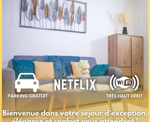 Blain Apartment | Centre-ville - Fibre - Netflix - Le Beverley Studio