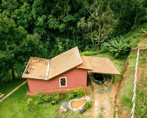 Corrego do Bom Jesus House | Chalé Cabana com 3 cachoeiras - Mirante para montanhas, Espaço Gourmet Caipira