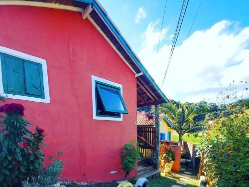 Cunha Ski Chalet | Chalés Encantos de Cunha Vermelho
