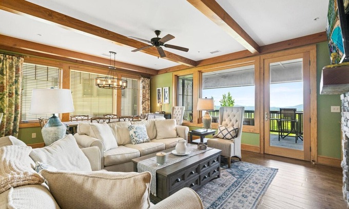Boone House | Chalakee Lodge CJ-3- Mountain View, Gated Resort, Indoor/Outdoor Pools and Hot Tub, Fitness Area,.