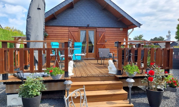 Cabourg Ski Chalet | Chalet 4 Personnes Résidence Privée Avec Piscine à 20 Minutes à Pied de la mer