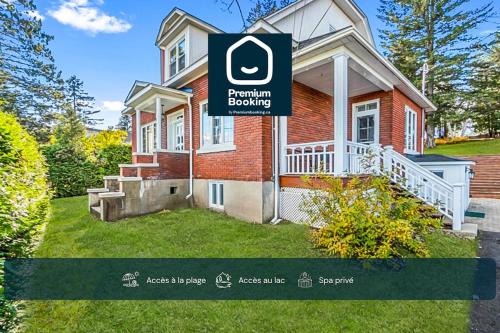 Huberdeau Ski Chalet | Chalet Alpin Walk to Lake and Beach with Spa and BBQ
