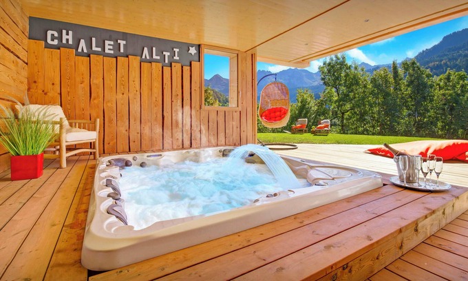 Le Grand-Bornand Ski Chalet | Chalet Alti - luxury family base for 14, spa & fireplace - OVO Network