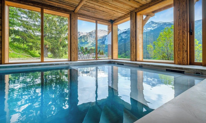 La Clusaz Ski Chalet | Chalet Arpitania - luxury chalet for 14 with pool and spa - OVO Network