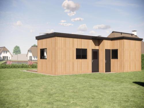 Idskenhuizen Ski Chalet | Chalet by Water in Idskenhuizen Recreation Park