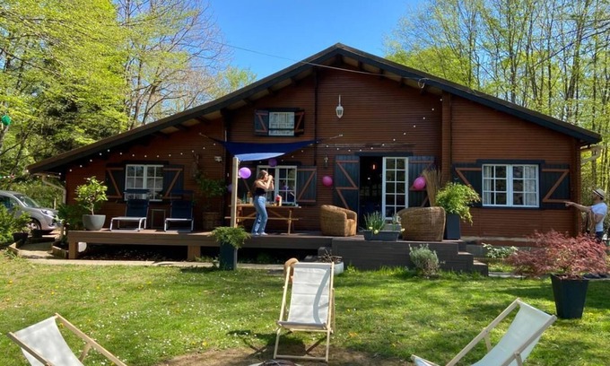 Bazoches-sur-le-Betz Ski Chalet | Chalet Cocooning de Campagne - Domaine Privé - 5 Étangs