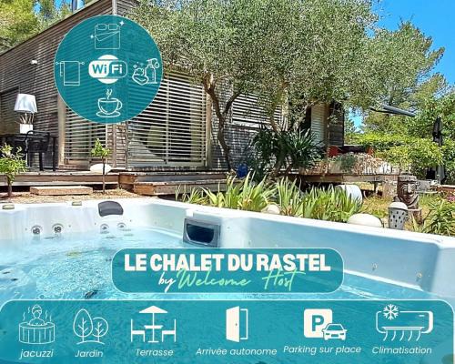 Quartier des Espesses Villa | Chalet du Rastel, jacuzzi et terrasses