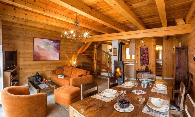 Saint-Michel-de-Chaillol Ski Chalet | Chalet 6 pers. avec SPA, terrasse ensoleillée, proche des pistes - Saint-Michel-de-Chaillol