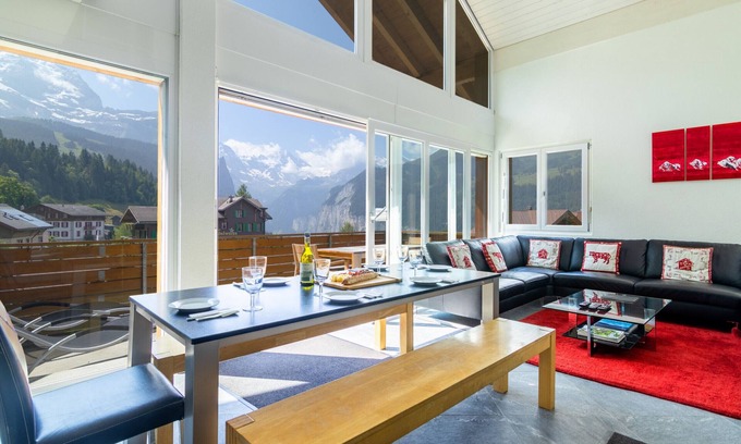 Wengen Apartment | Chalet Hannegg Penthouse
