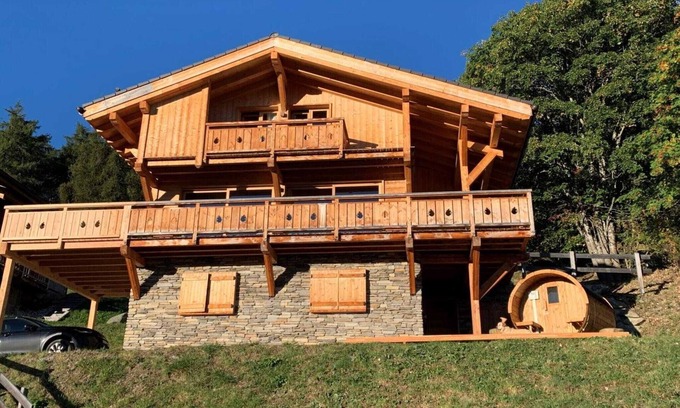 Vex Ski Chalet | Chalet in Les Masses with garden