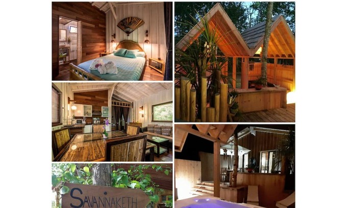 Lacanau Ski Chalet | Chalet Savannaketh Avec Jaccuzzi Privatif