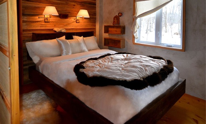 Sutton Ski Chalet | Chalet Sean zen, peaceful, on mountain brook,