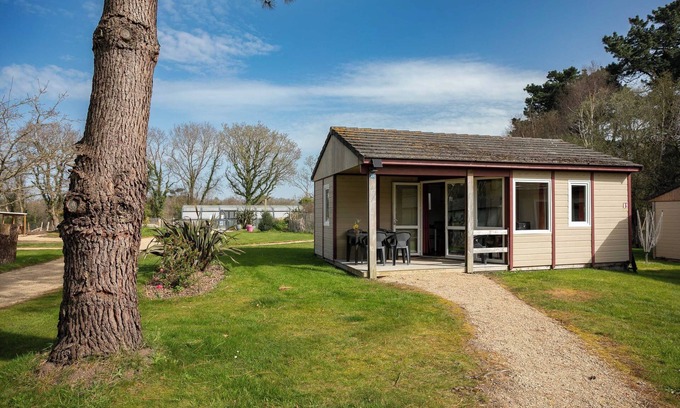 Pleumeur-Bodou House | Chalet 'Standard 1' with Private Terrace and Shared Garden