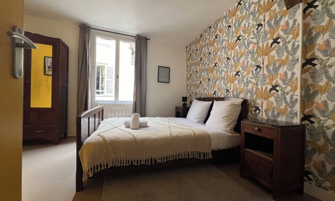 Chartres House | Chambre Beaux-arts 2 Avec Coin Repas-billard-babyfoot-terrasse