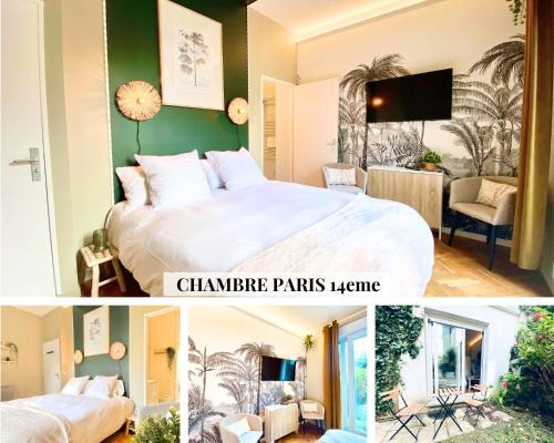14th Arrondissement House | Chambre Cosy chez l habitant avec salle de bain et jardin privé