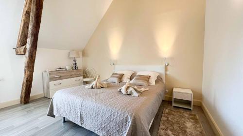 Ferrieres-la-Verrerie Bed & Breakfast | Chambre double balnéo