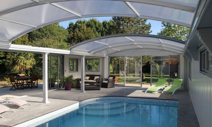 Doue-la-Fontaine House | CHAMBRE HOTES PRIVATE HEATED POOL AND JACUZZI NEAR SAUMUR AND DOUE EN ANJOU