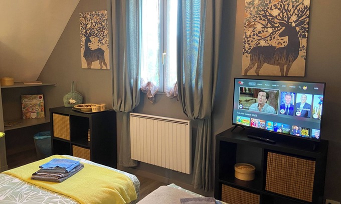 Le Vaudoue Bed & Breakfast | Chambre Zen + Espace Commun