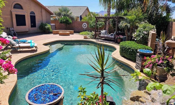 Sun Groves House | Chandler Resort Home w/Private Pool Near Golf