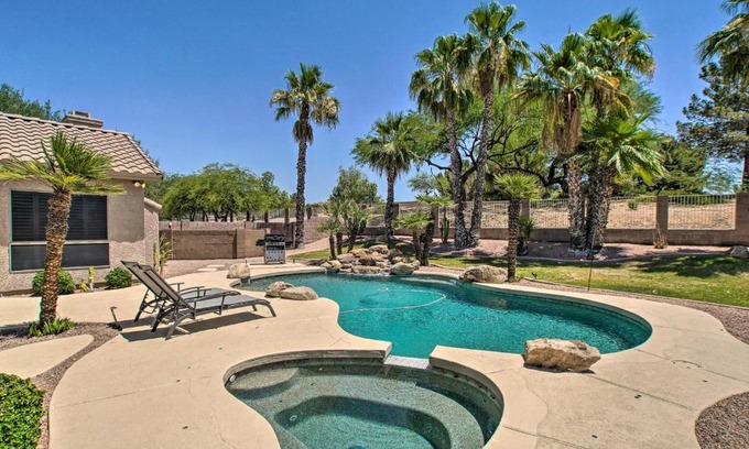 Chandler House | Chandler Retreat with Pool, Hot Tub and Grill!