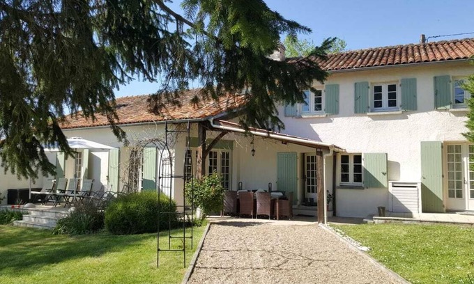 Saint-Quentin-de-Chalais Other | Character farmhouse with magnificent views and large private pool near Aubeterre
