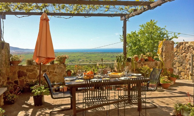 Azzagulta House | Characteristic 3 bedroom house with huge terrace with sea view and plunge pool.