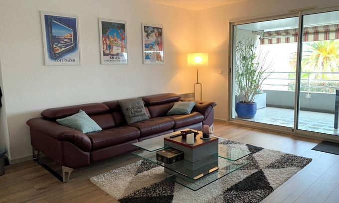 Plaine de la Brague Apartment | Charmant 3 Pièces vue mer