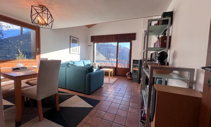 La Clusaz Apartment | Charmant appart 2 ch avec balcon et wifi à La Clusaz - FR-1-437-108