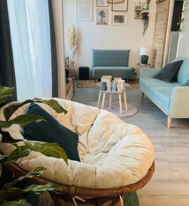 Pont des Demoiselles-Montaudran-La Terrasse Apartment | Charmant & Cosy T2 Toulousain