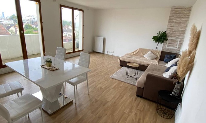 Argenteuil Apartment | Charmant Duplex vue Tour Eiffel à 15 min de la Défense