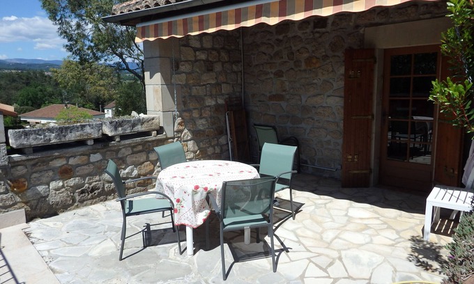 Lablachere House | Charmante Maison en Pierre Avec Terrasse à Lablachère en Cévennes Ardéchoises